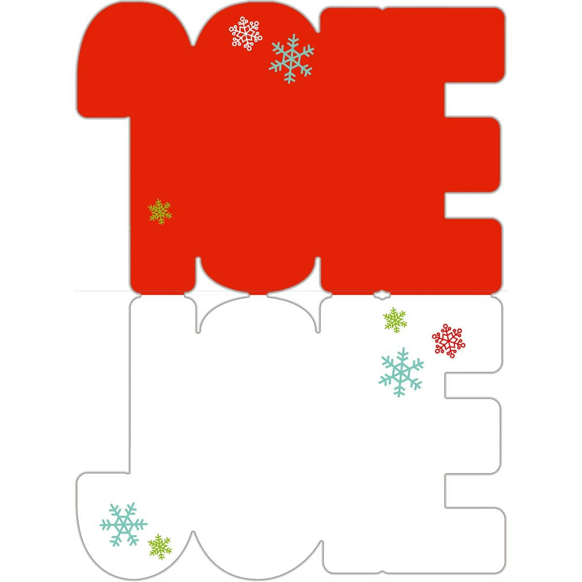 - Carte de voeux joie cotillons