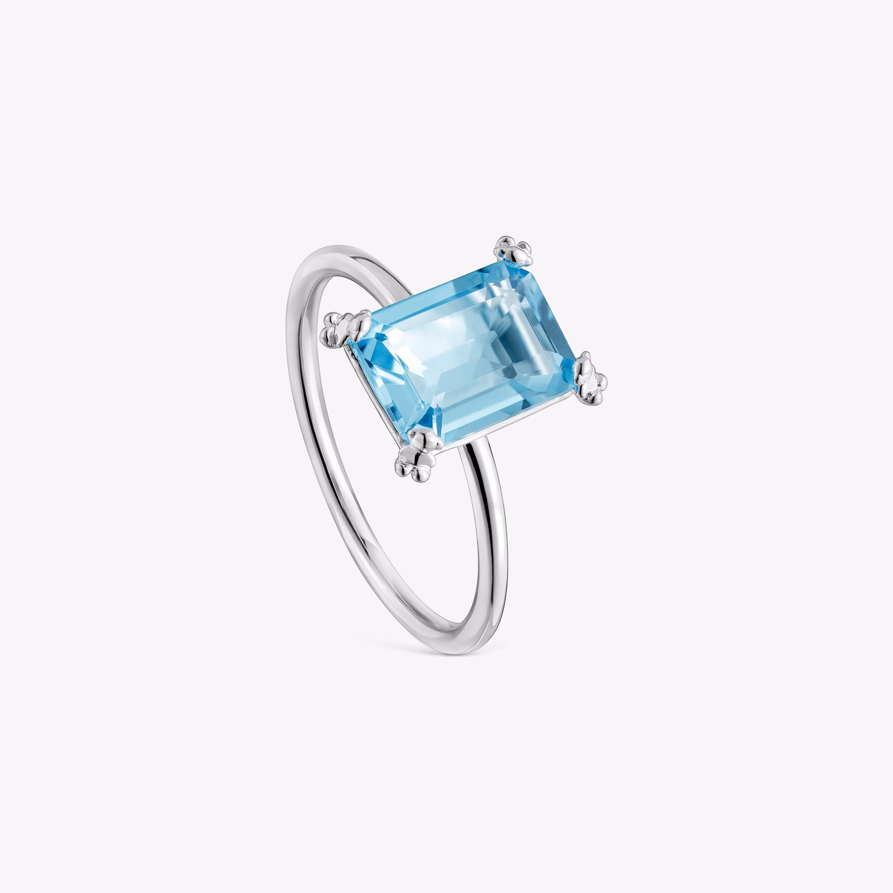 Anillo de plata y topacio Color Pills