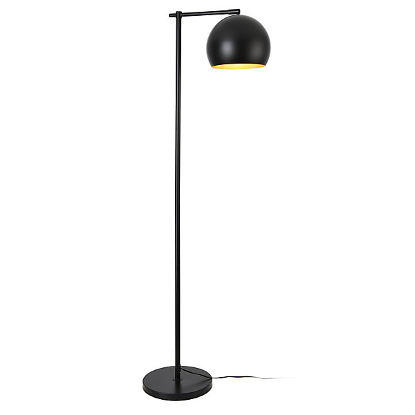 Lampadaire Skiptvet E27 hauteur 156 cm noir lux.pro