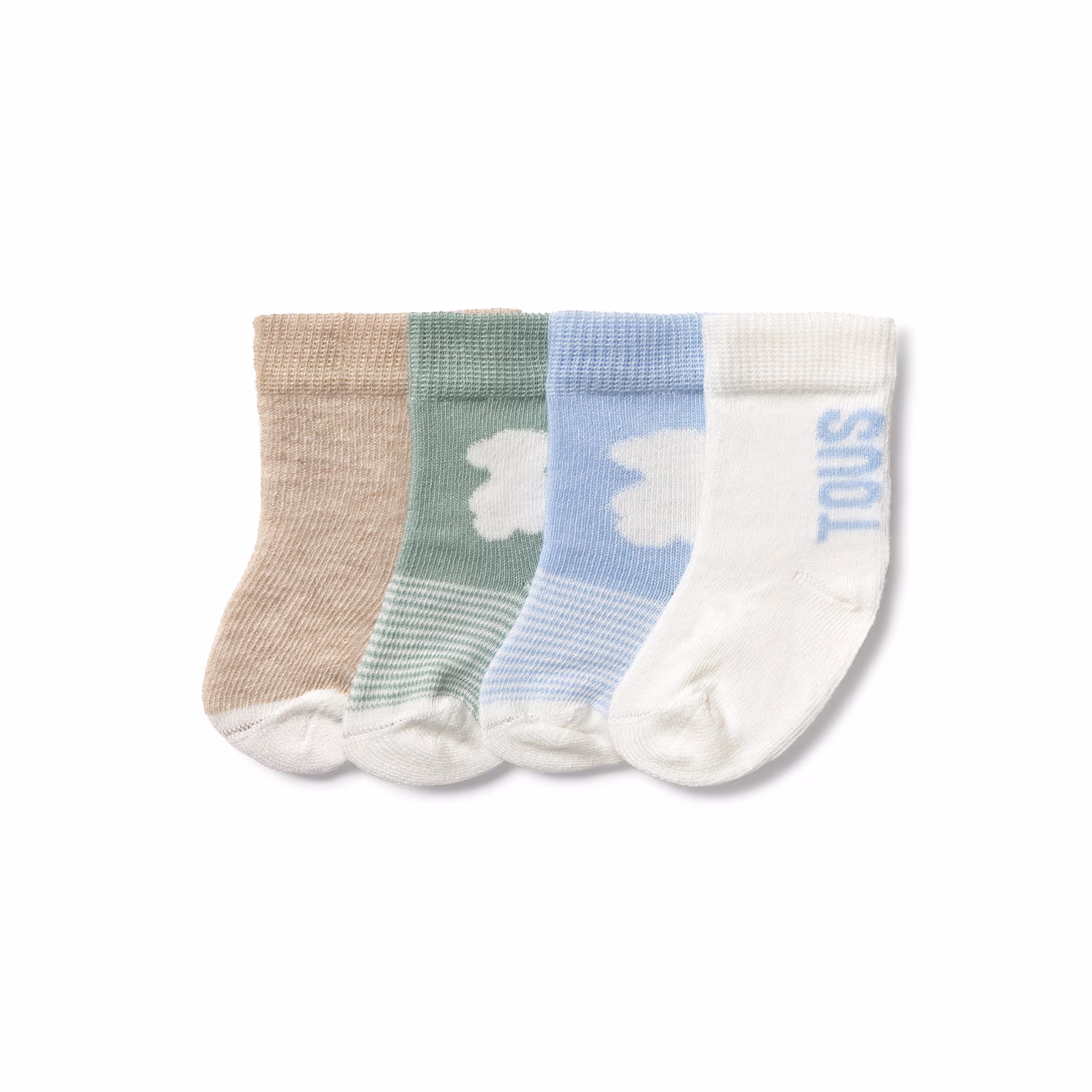 Pack de 4 pares de calcetines de bebé SSocks celes