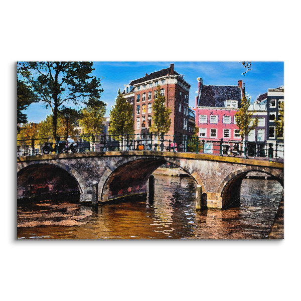 Obraz Abstrakcyjny Amsterdam 30x20cm