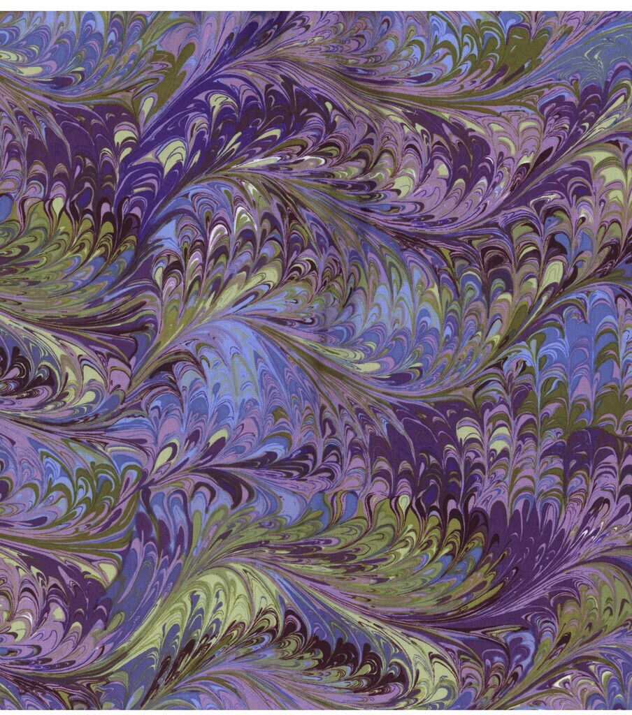 Legacy Studio Batik Fabric Purple Oil Slick