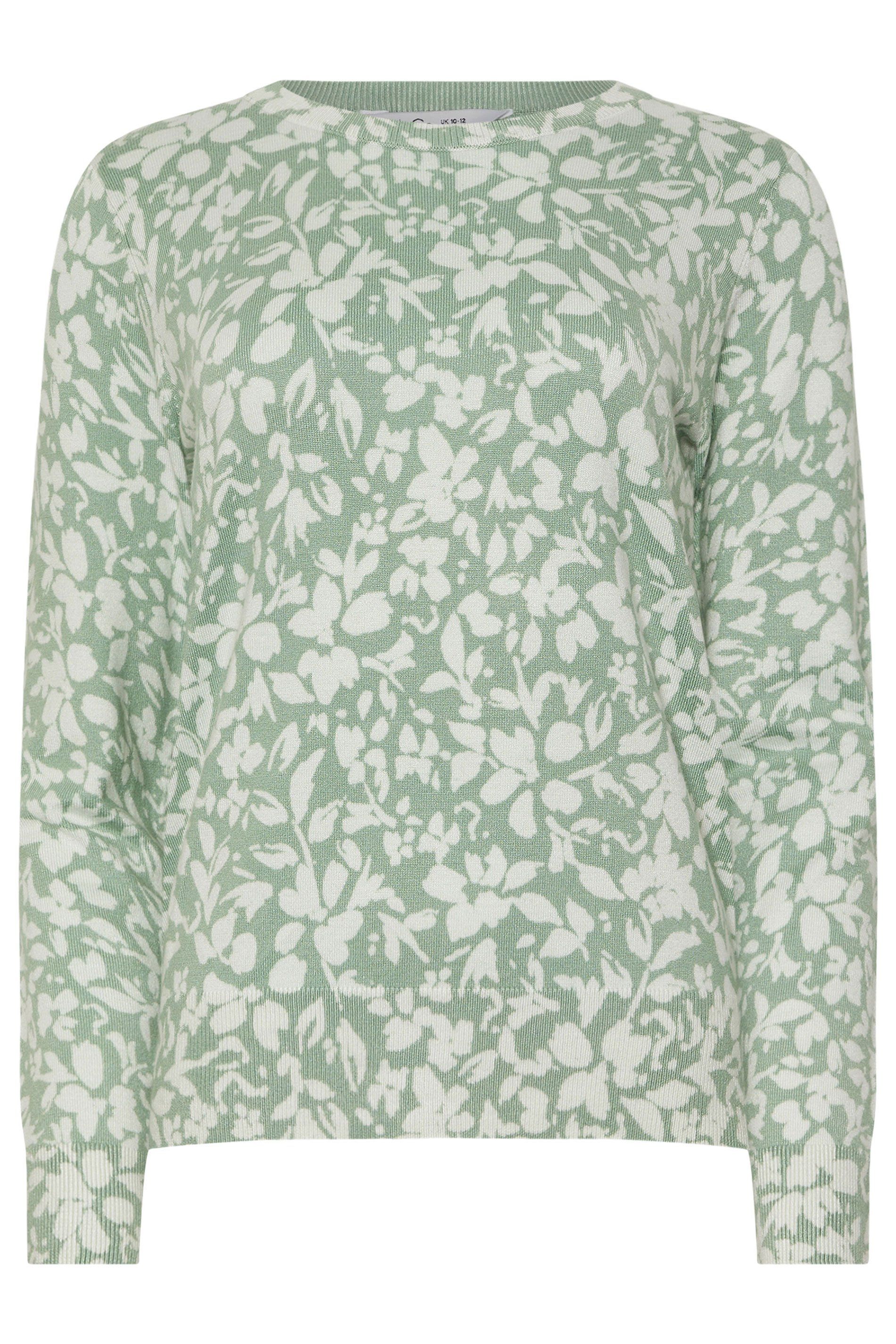 M&Co Floral Crew Neck Jumper