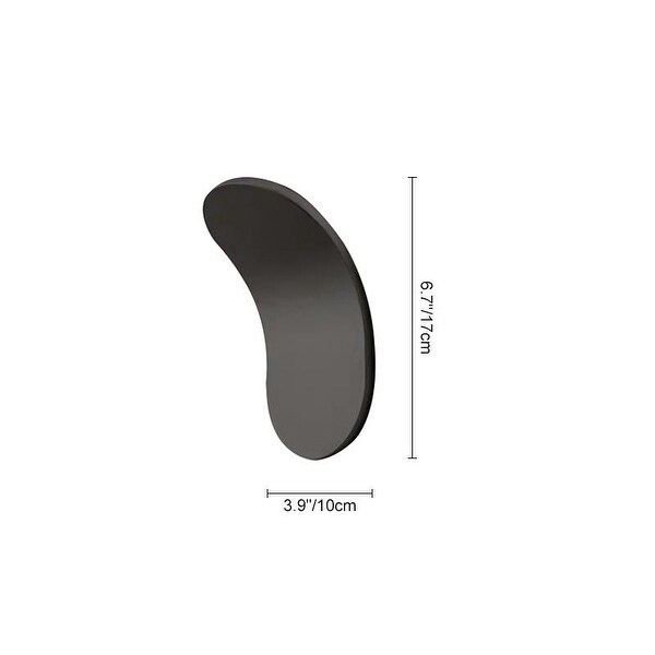 1-Light Minimalist Mini Ambient LED Wall Light - Black, White