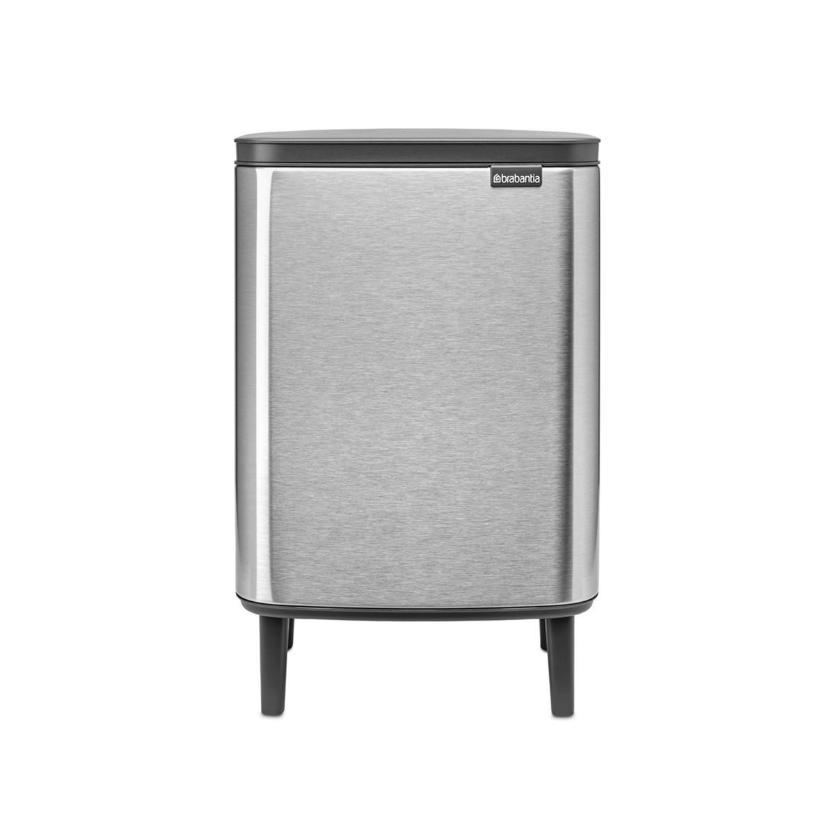 Brabantia Bo Hi afvalemmer, 12L - Matt Steel Fingerprint Proof