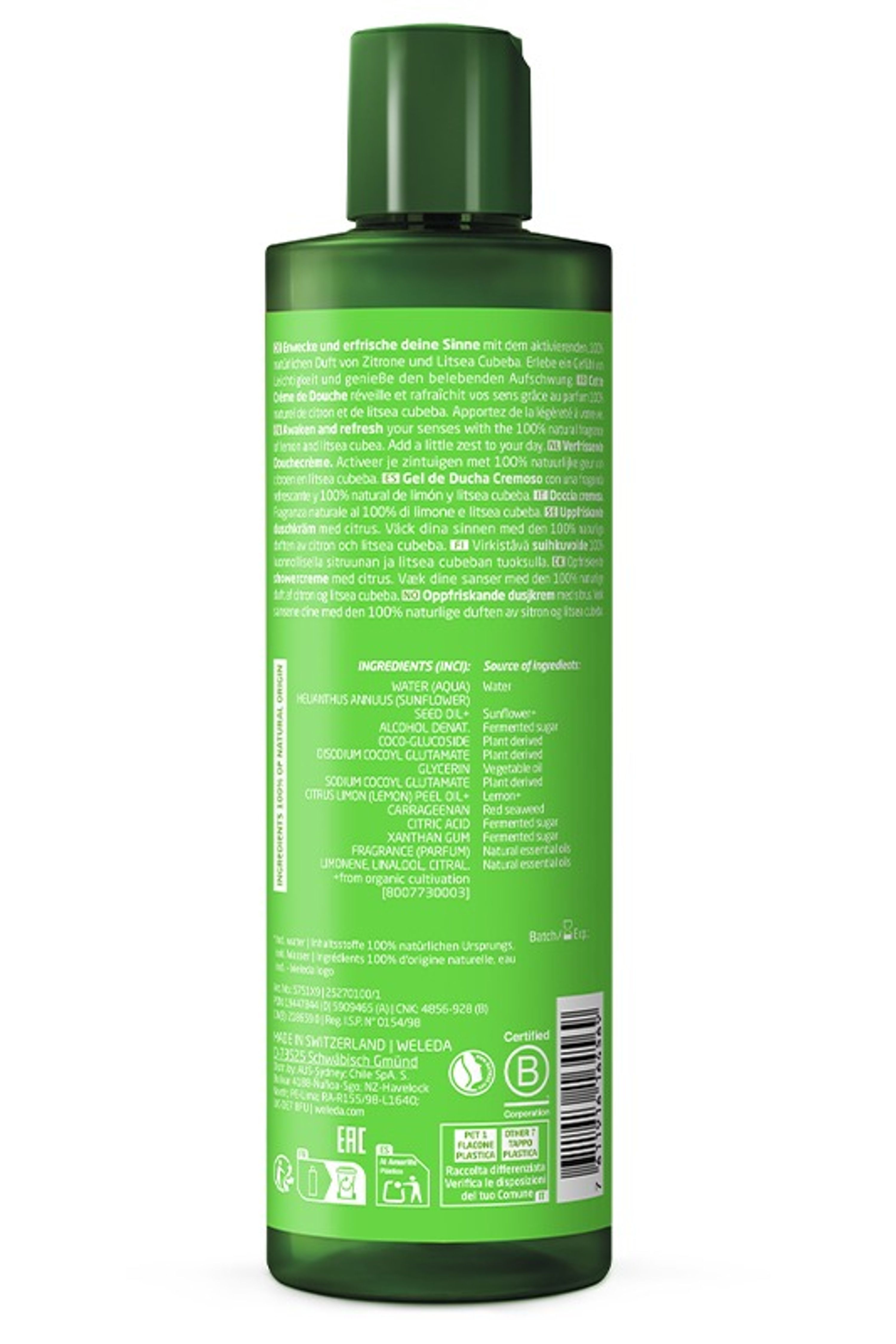 Weleda Refresh - Citrus Creamy Body Wash - 400ml