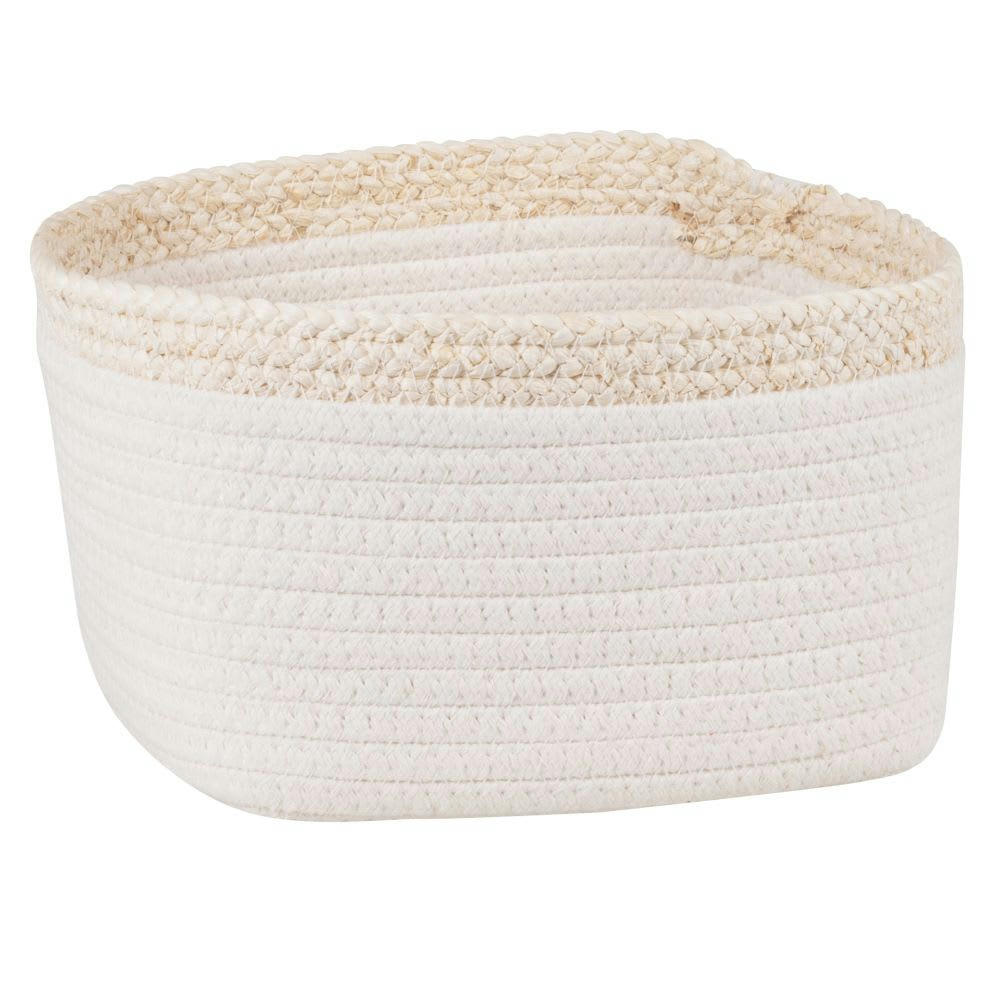 - Paniers blancs et beiges (X2)