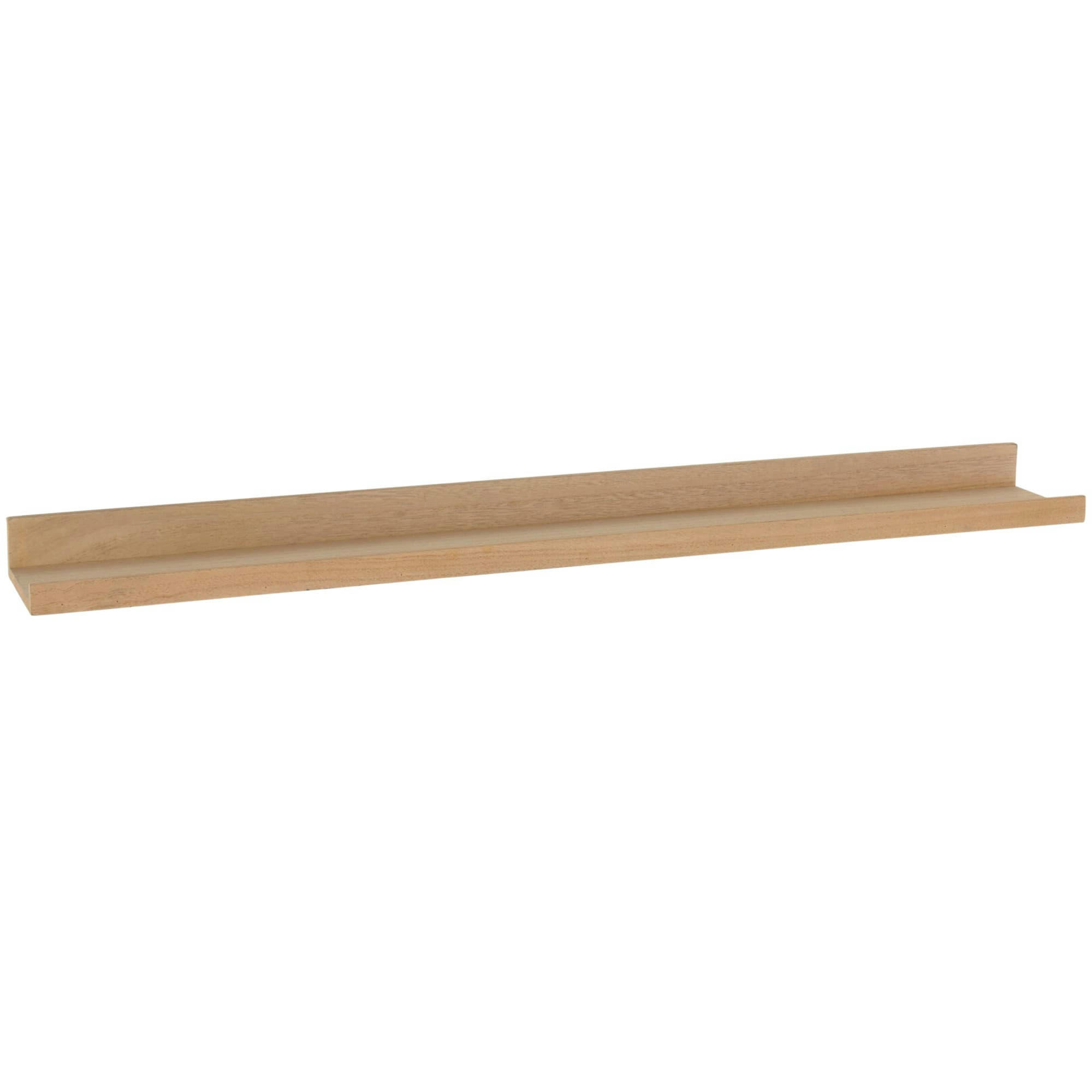 - Étagère murale étroite minimaliste bois 77x10x4cm