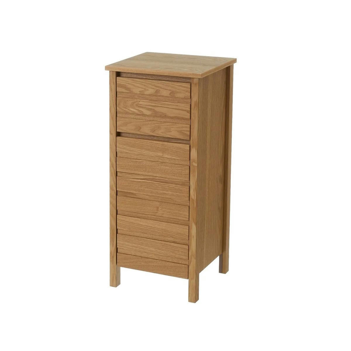 BOIS - Meuble de rangement salle de bain en bois 34x30x78cm