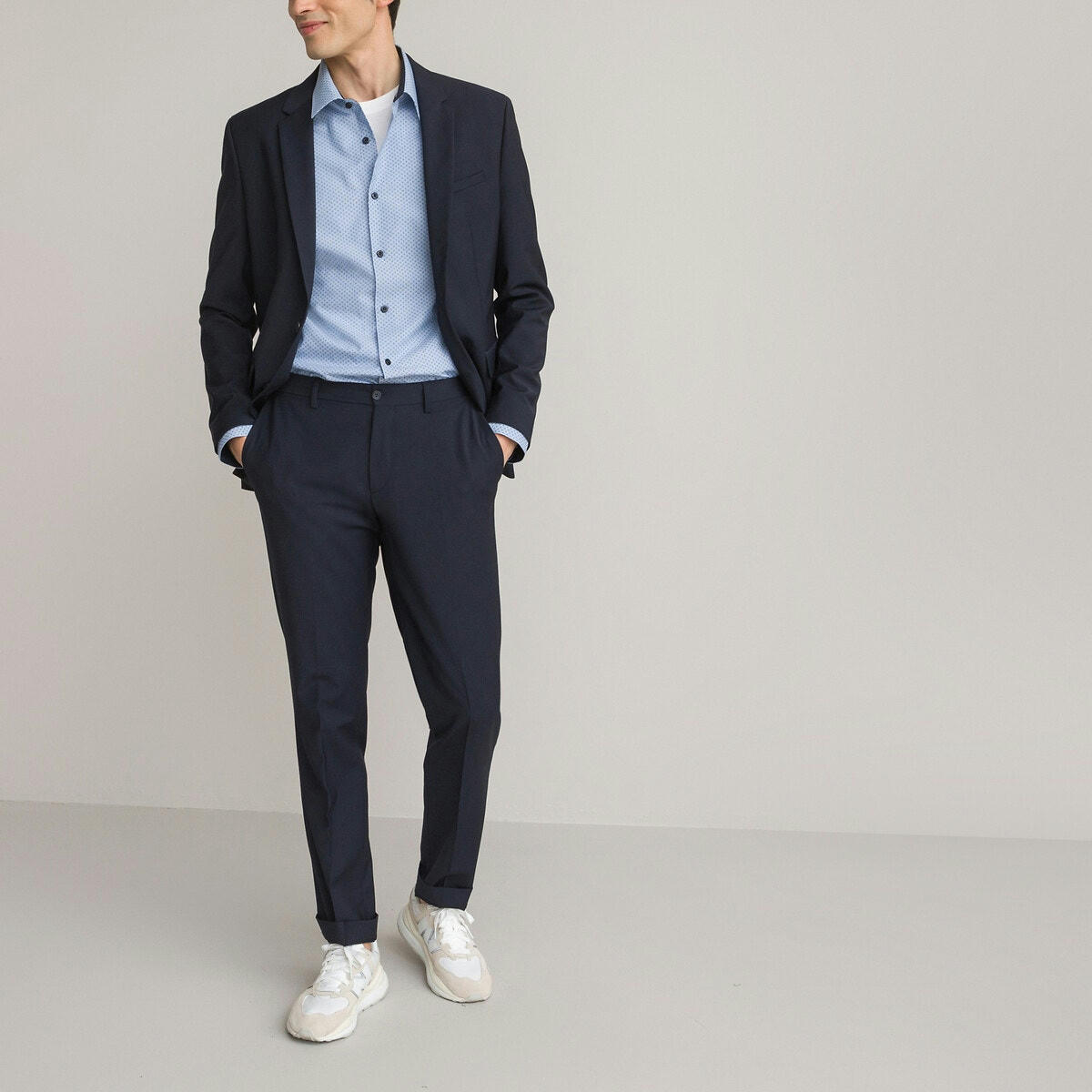 Chemise slim, manches longues