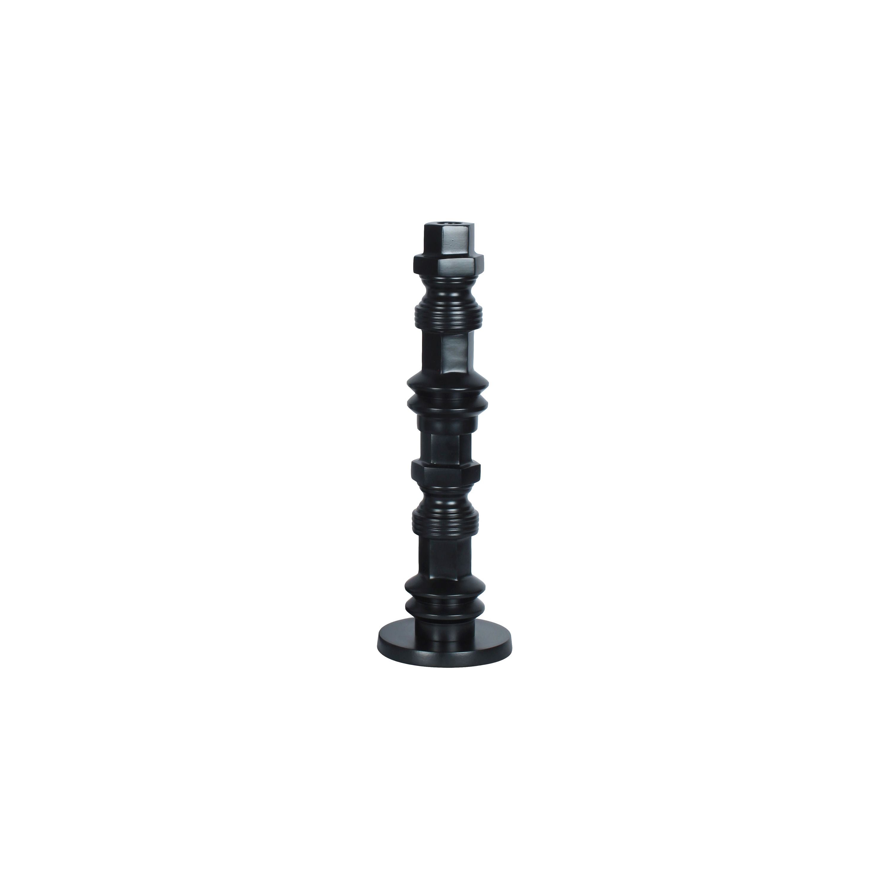 Zuiver Totem Kandelaar M Zwart