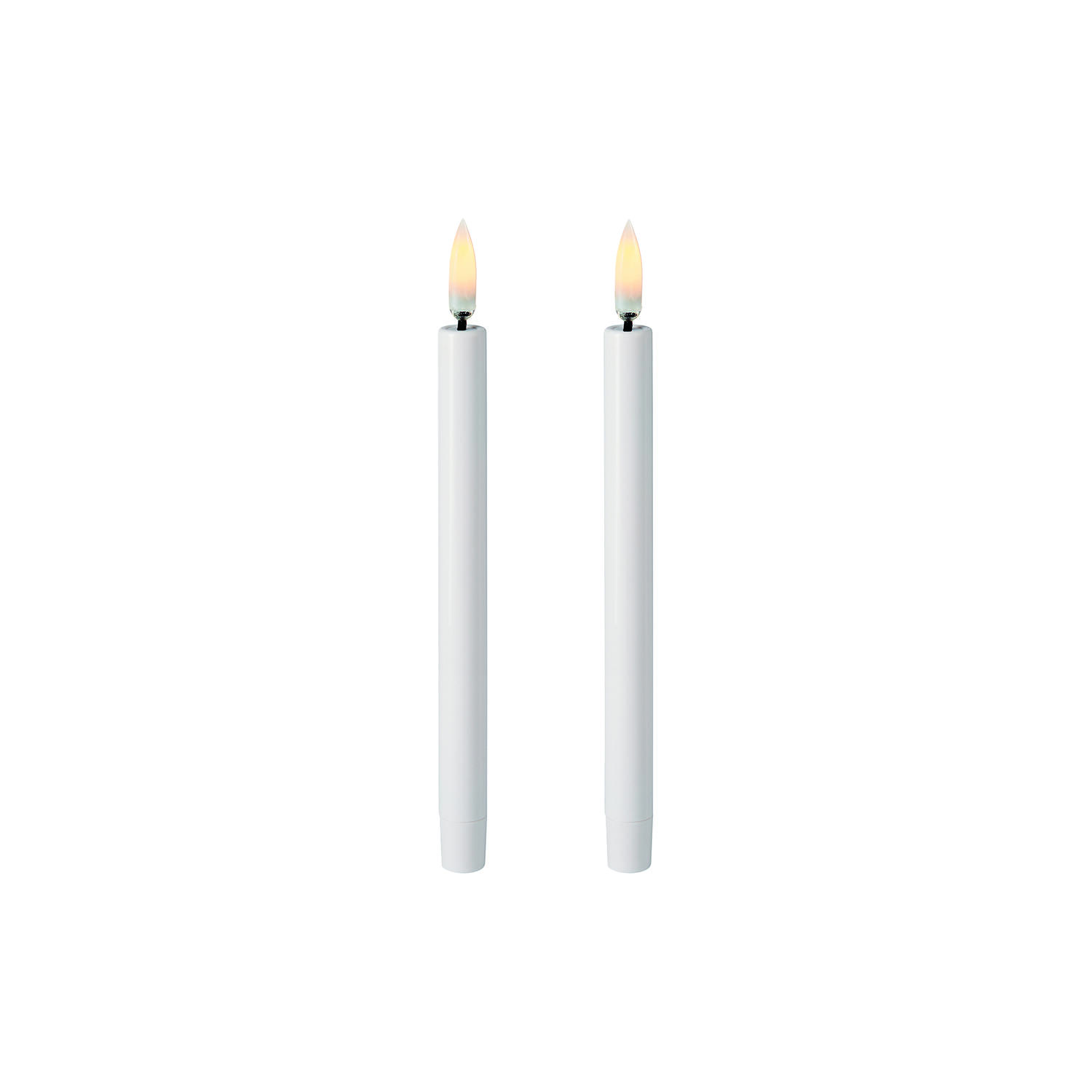 LED Christmas Tree Taper Candles 2 pcs