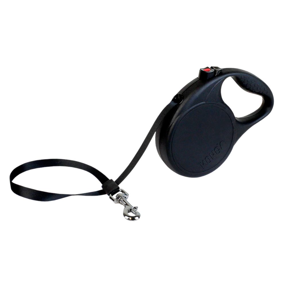 KONG Trail Retractable Leash - Black