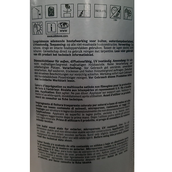 Lasure pour boisCetol hls PLUS INCOLORE 5L - Sikkens
