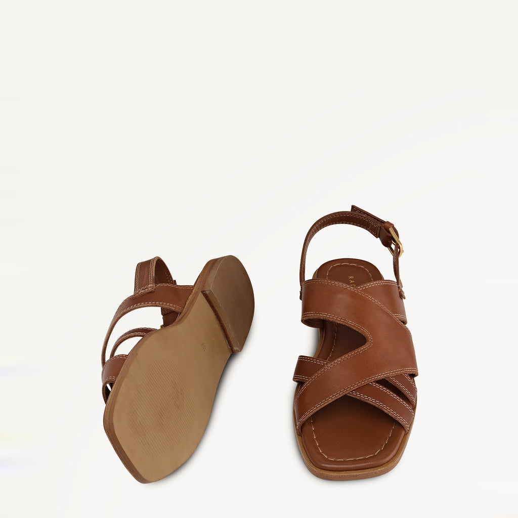 The Evie - Luxe Artisan Flat Sandal