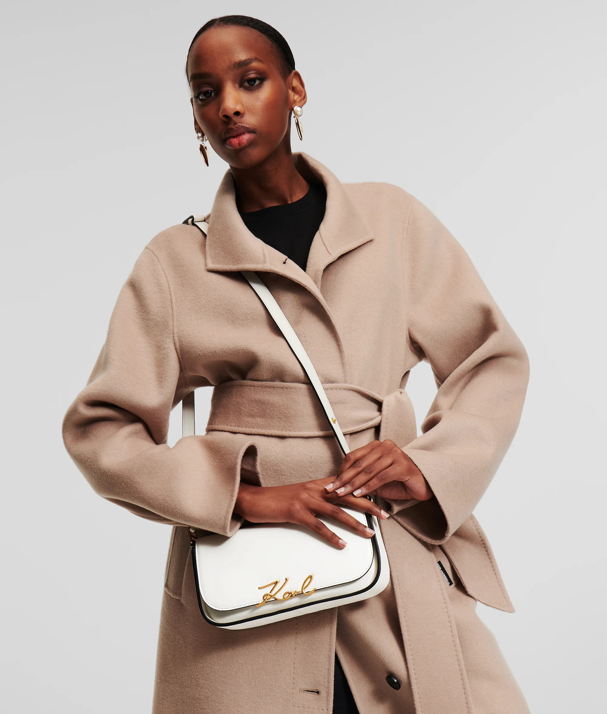 Sac bandoulière deux en un K/Signature