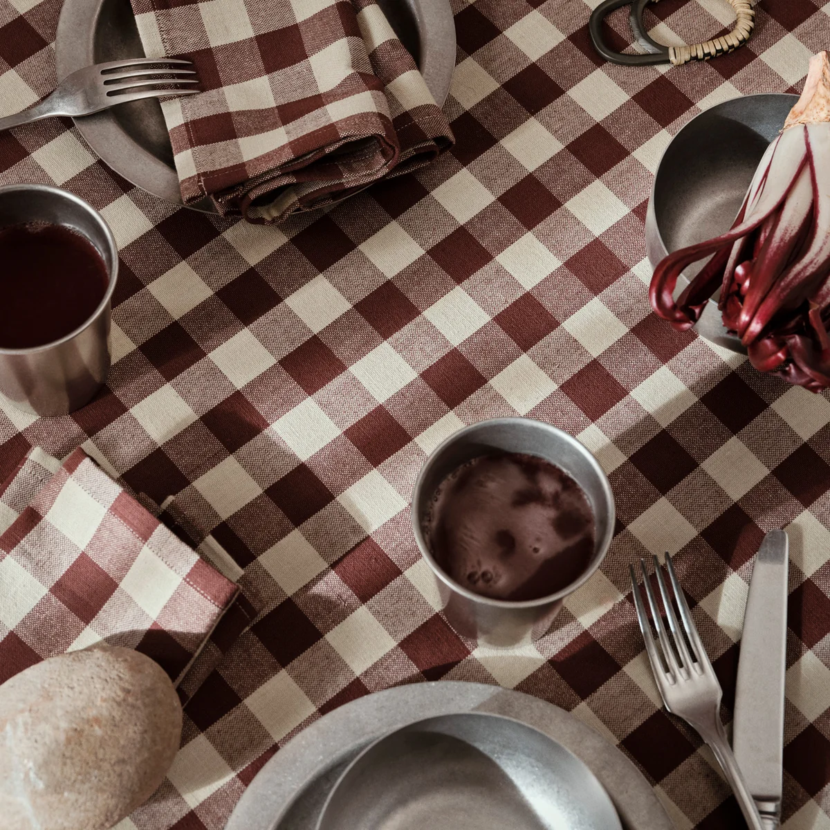Ferm Living - Tumbled Becher, Edelstahl