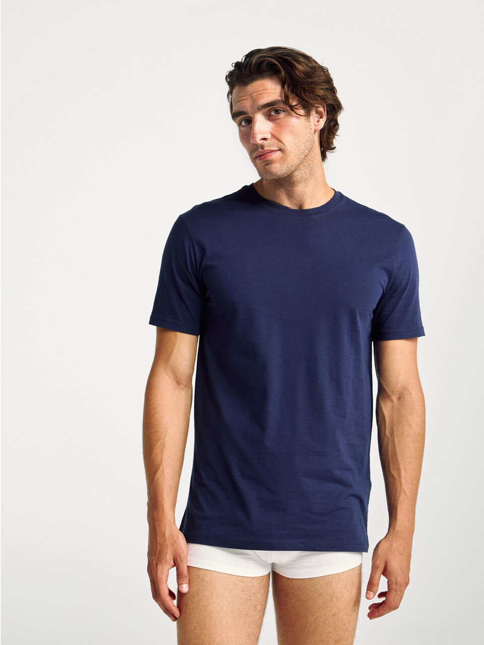 Long fiber cotton t-shirt