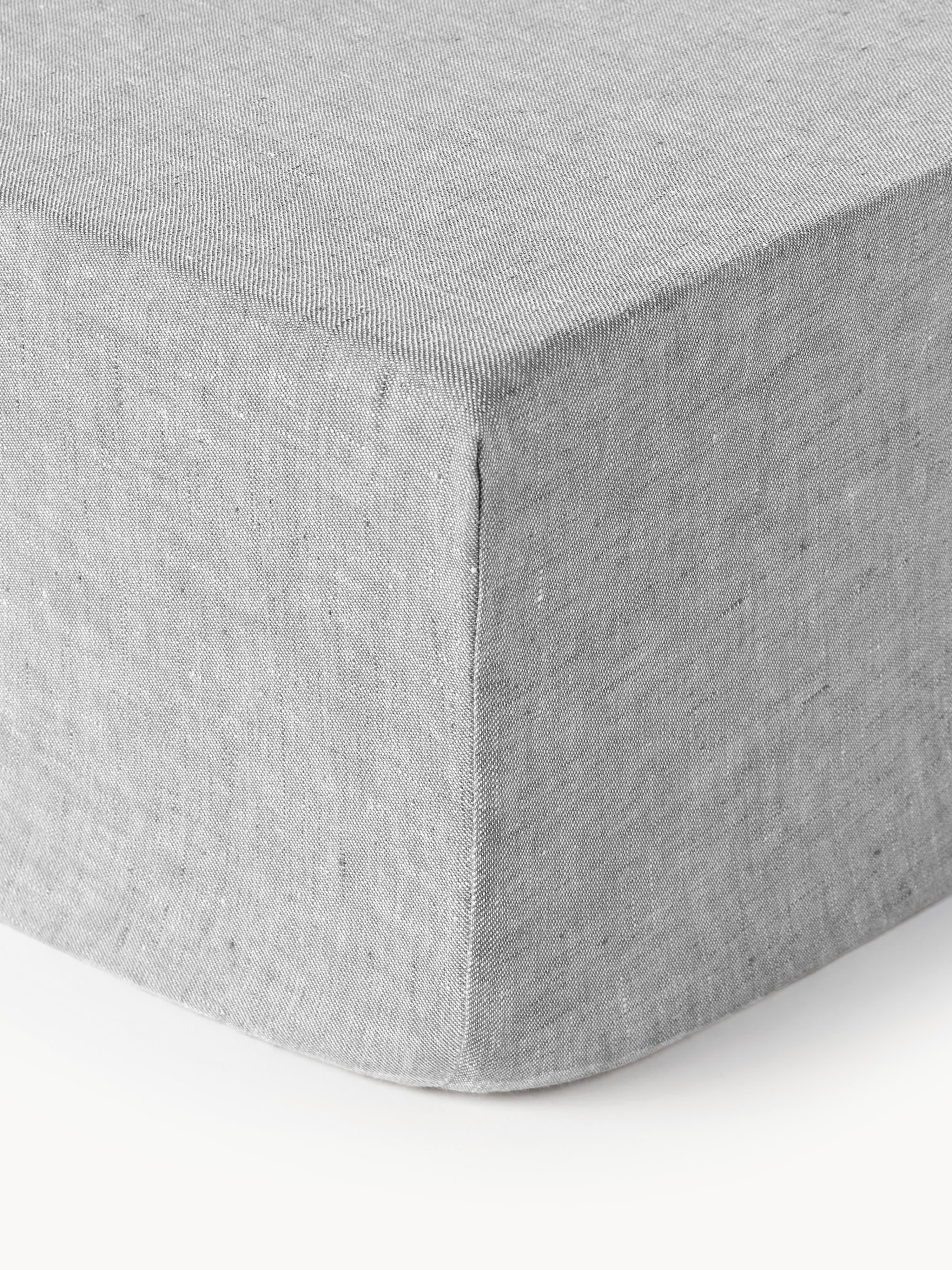 Boxspring-Spannbettlaken Linna, Leinen