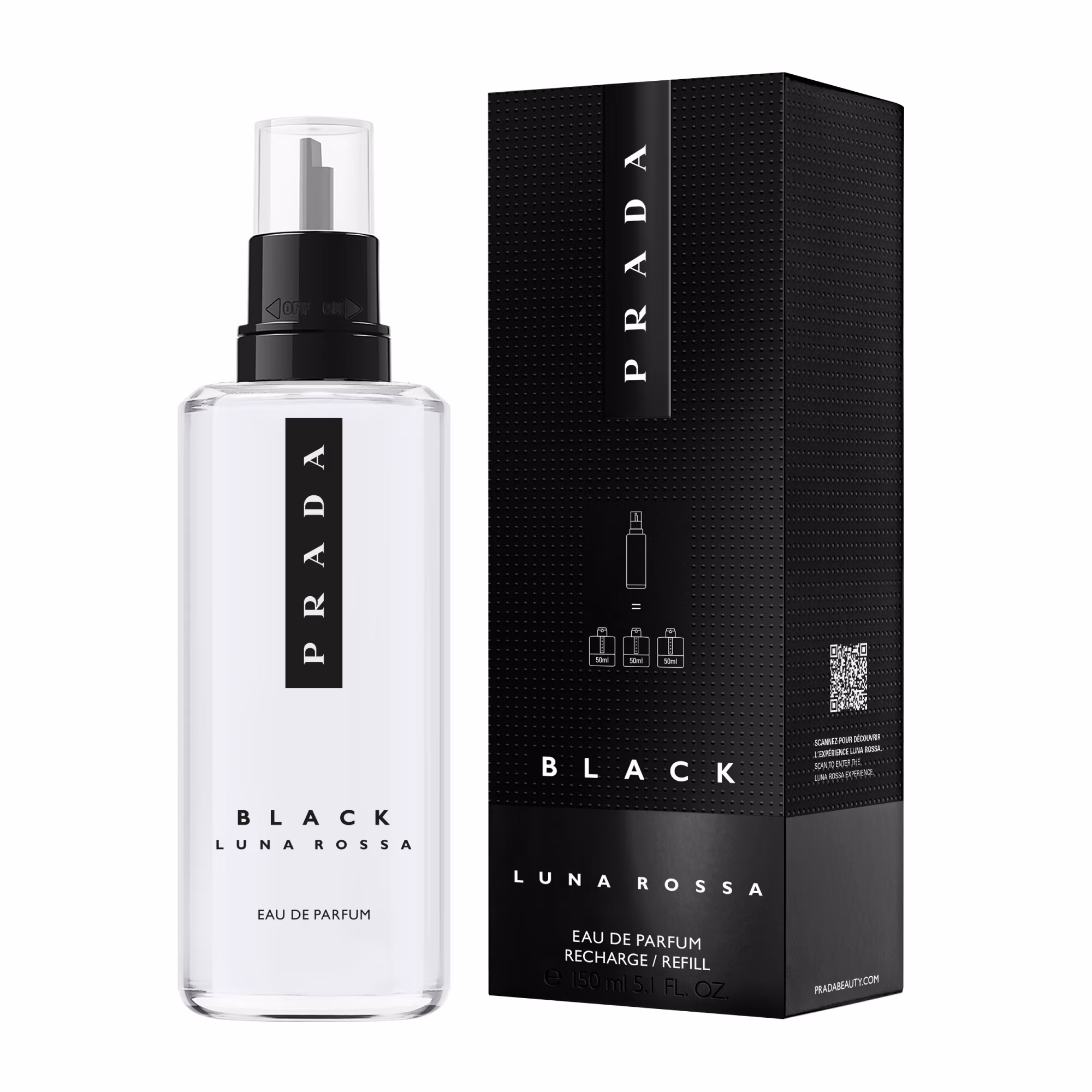 LUNA ROSSA BLACKEau de parfum - recharge