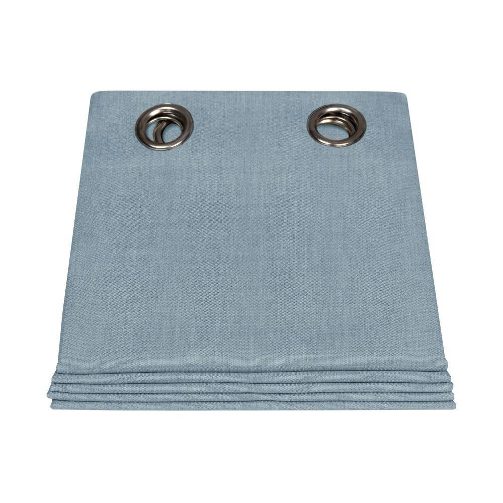 - Rideau extérieur bleu 140 x 250