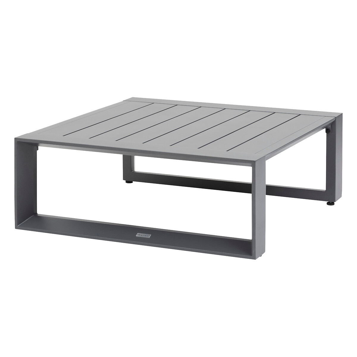 Mesa de centro ALLURE em alumínio 79x79cm