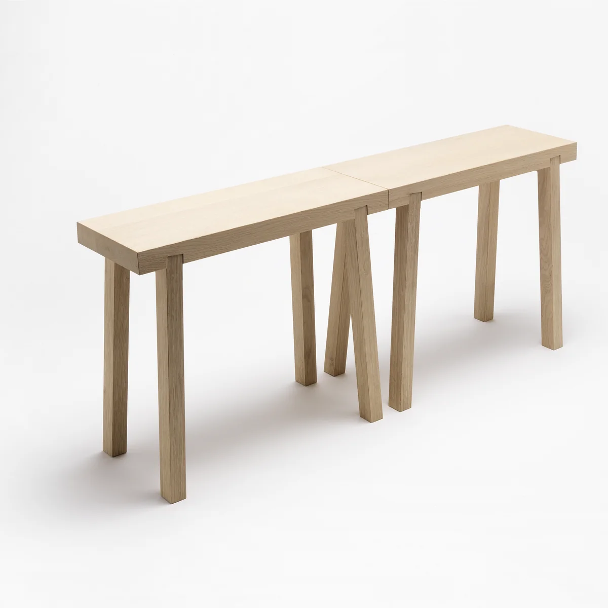 side by side - Hockerbank Schemel