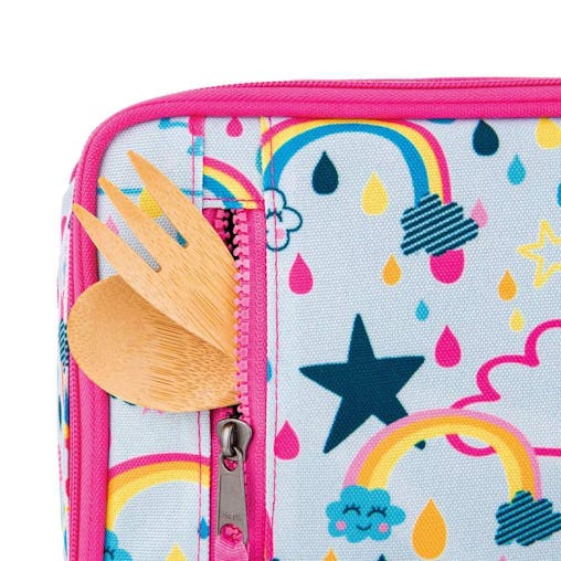PackIt Classic Cooler Lunch Box Bag Freeze and Go - Rainbow Sky
