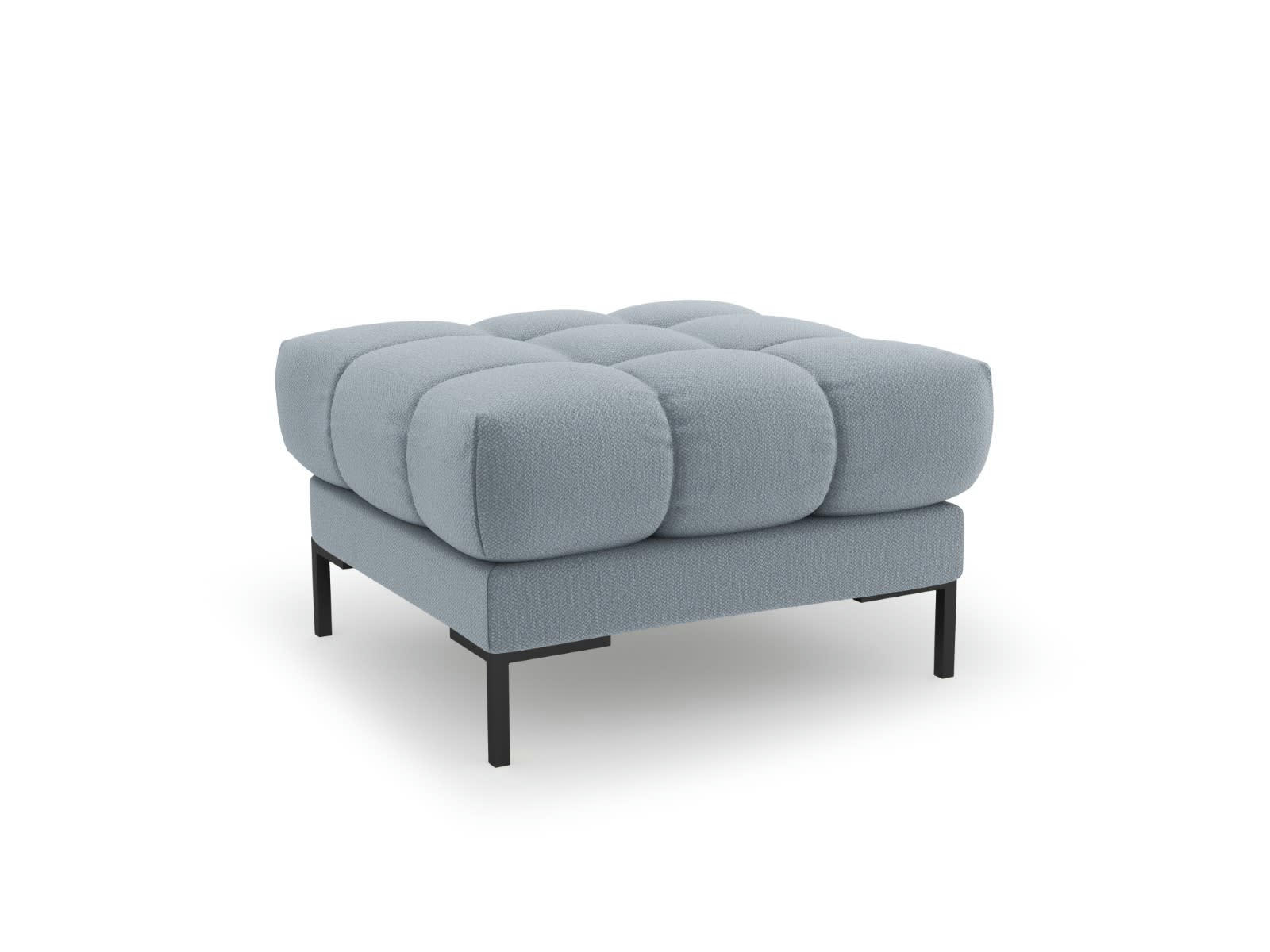 MAMAIA - Pouf 1 place en tissu structurel bleu clair