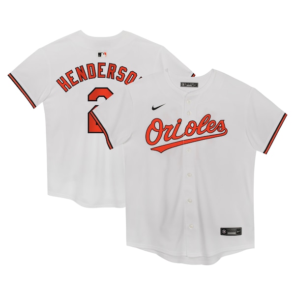 Gunnar Henderson Baltimore Orioles Nike Preschool Home Game Jersey - White
