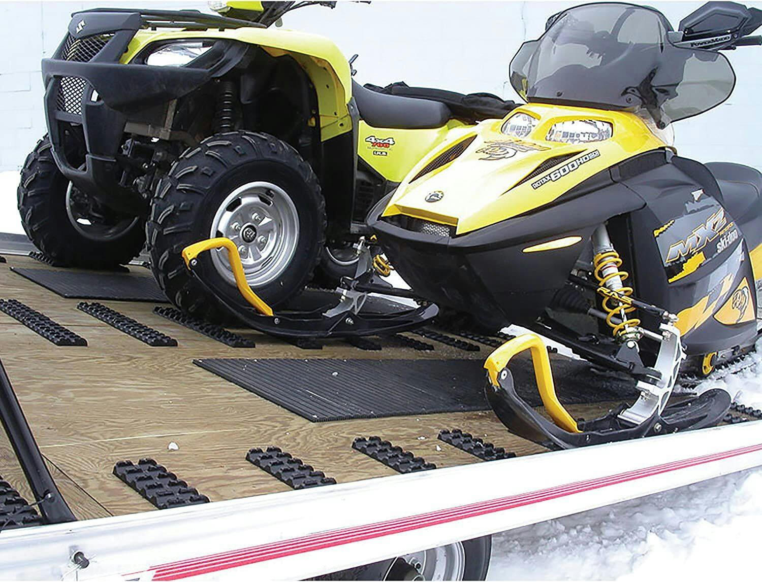 Raider 13210 Snowmobile Bed Track Mat, Black, 54-in