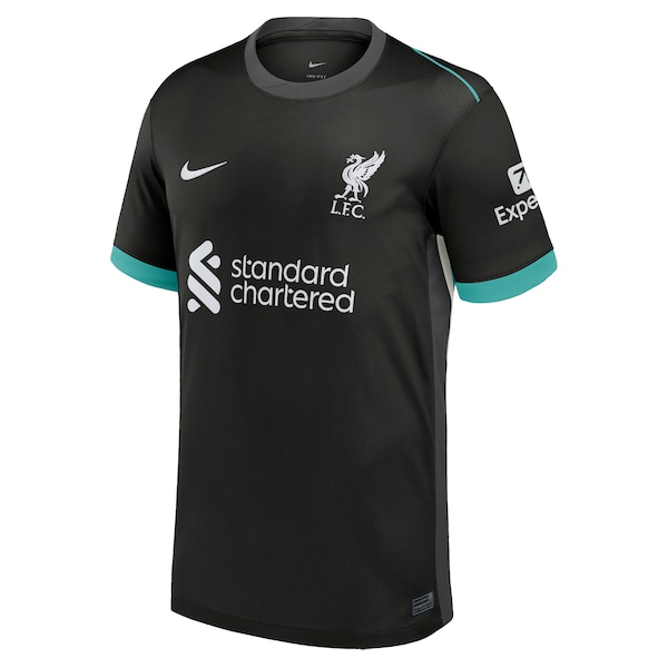 Liverpool Nike 2024/25 Away Replica Blank Jersey - Forest Green