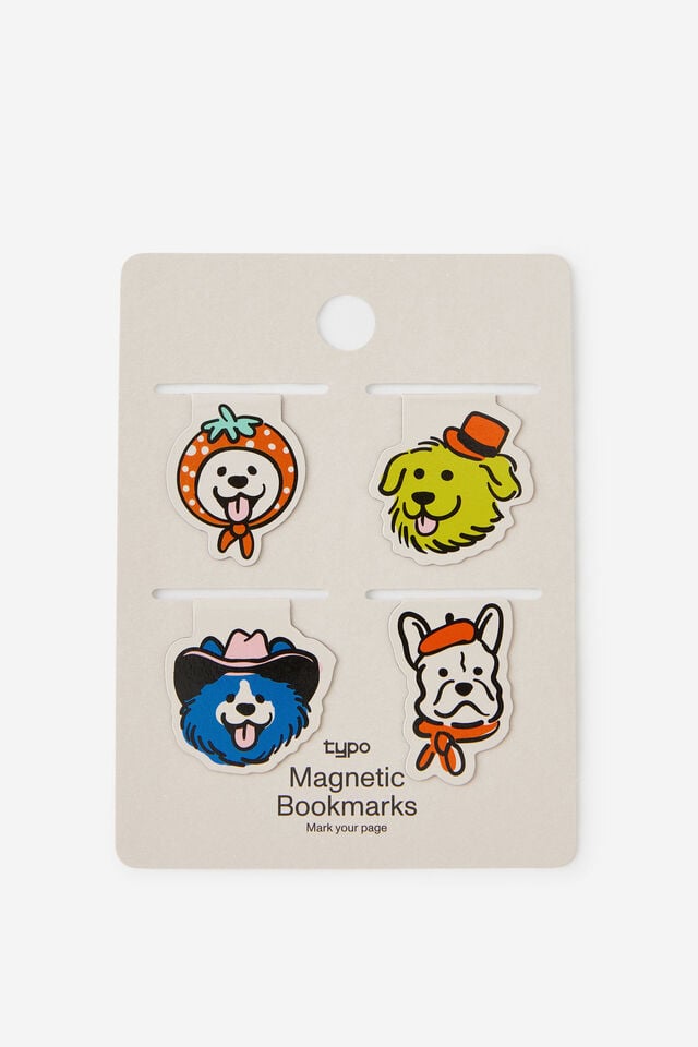 Magnetic Bookmarks 4Pk