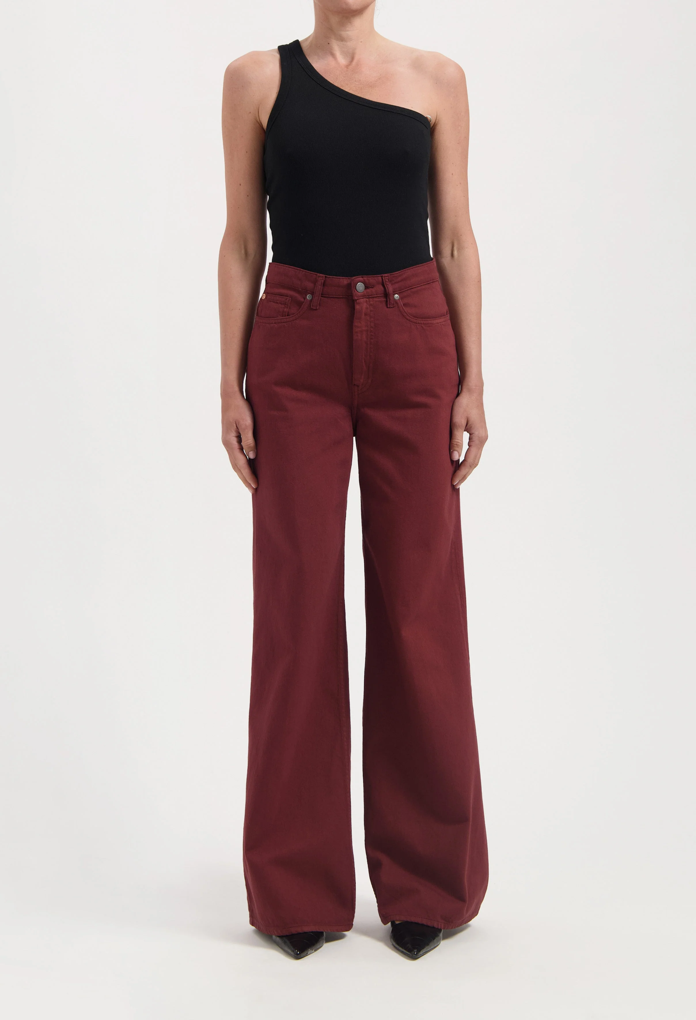 Sara High Loose Flow - Burgundy