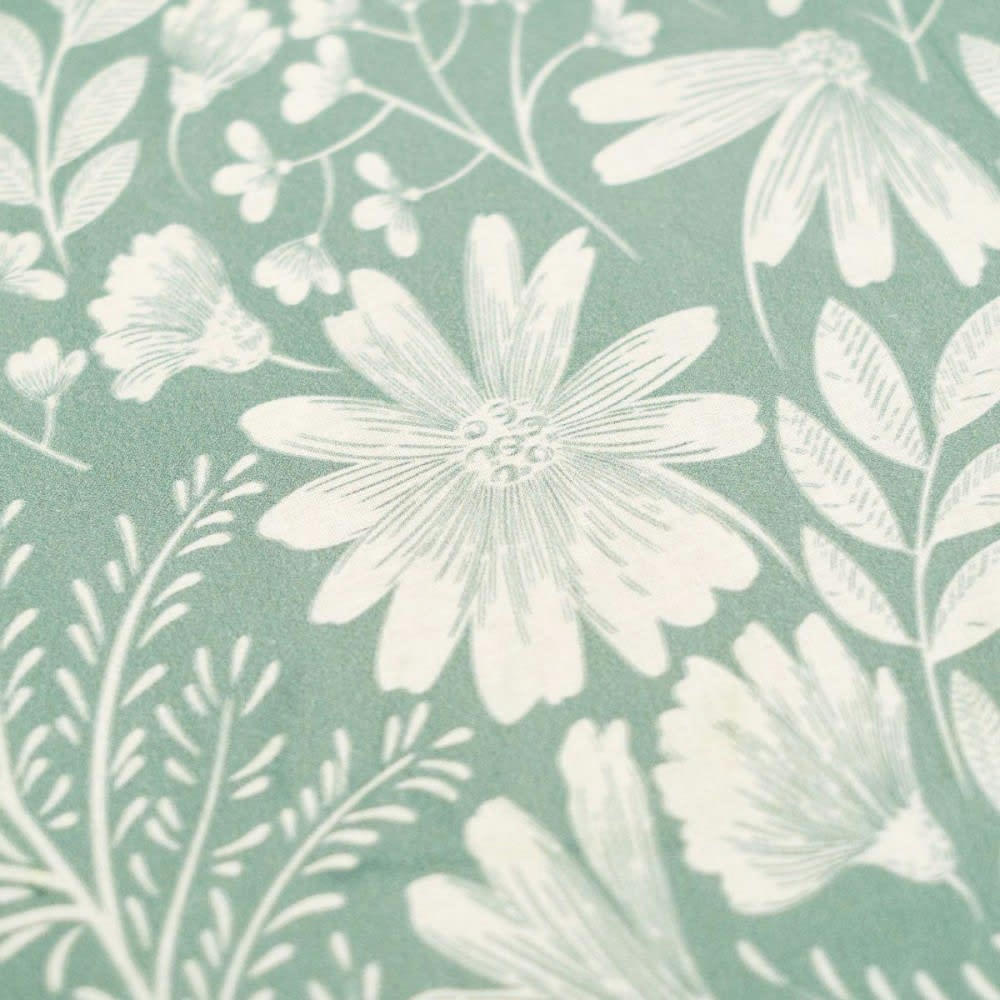 BOTANIC - Parure de couette 100% coton 57 fils imprimée 240x220 2 taies