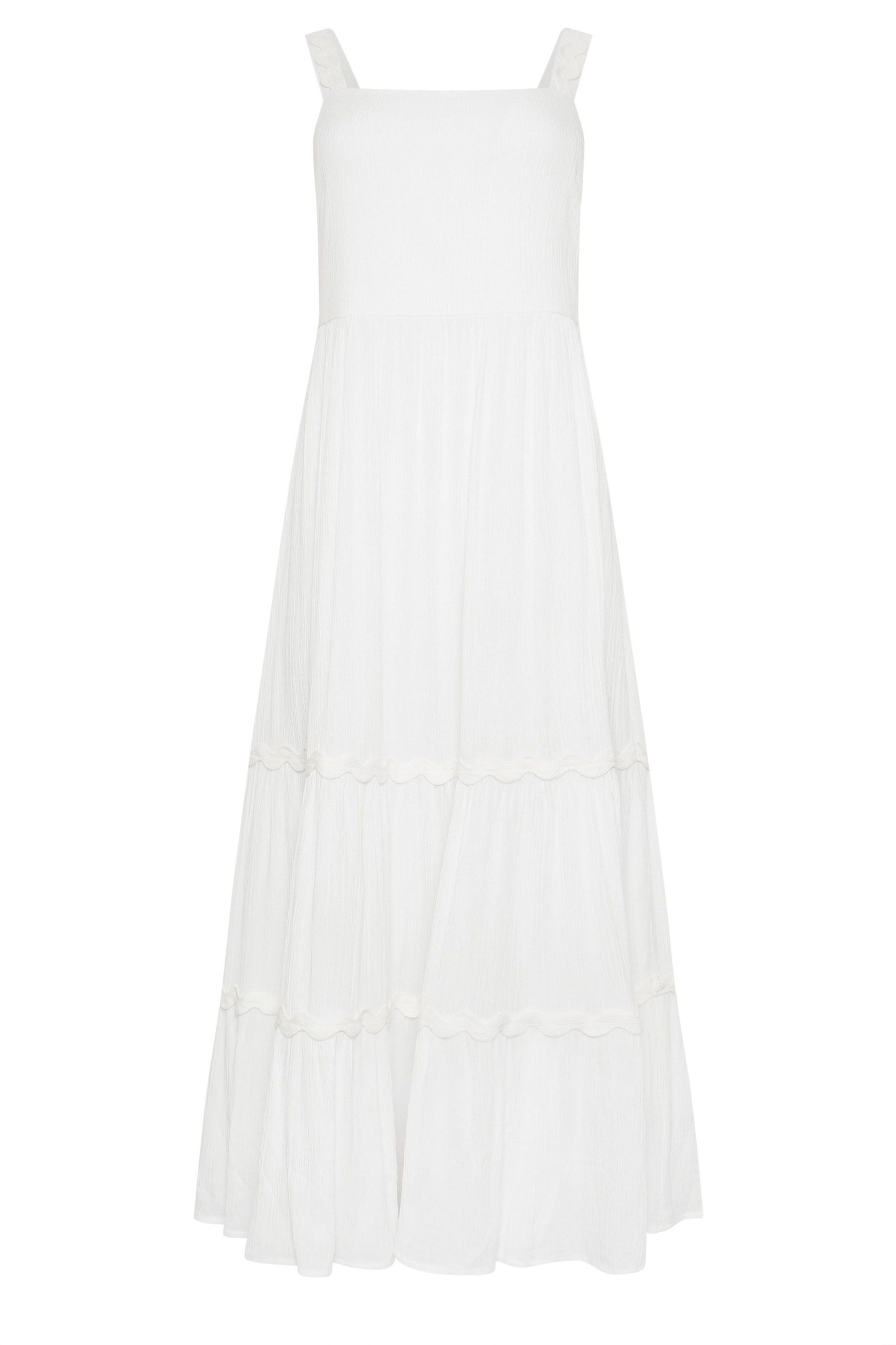 M&Co Tiered Trim Midi Dress
