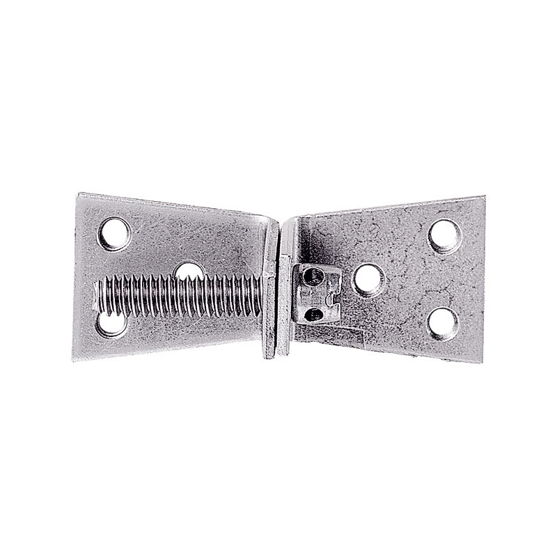 Ferrure d'assemblage double pour meuble en acier zingué 45 mm 2 pièces TEKNIBOX