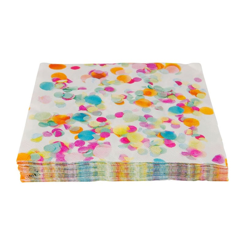 Servetten let's celebrate - set van 16