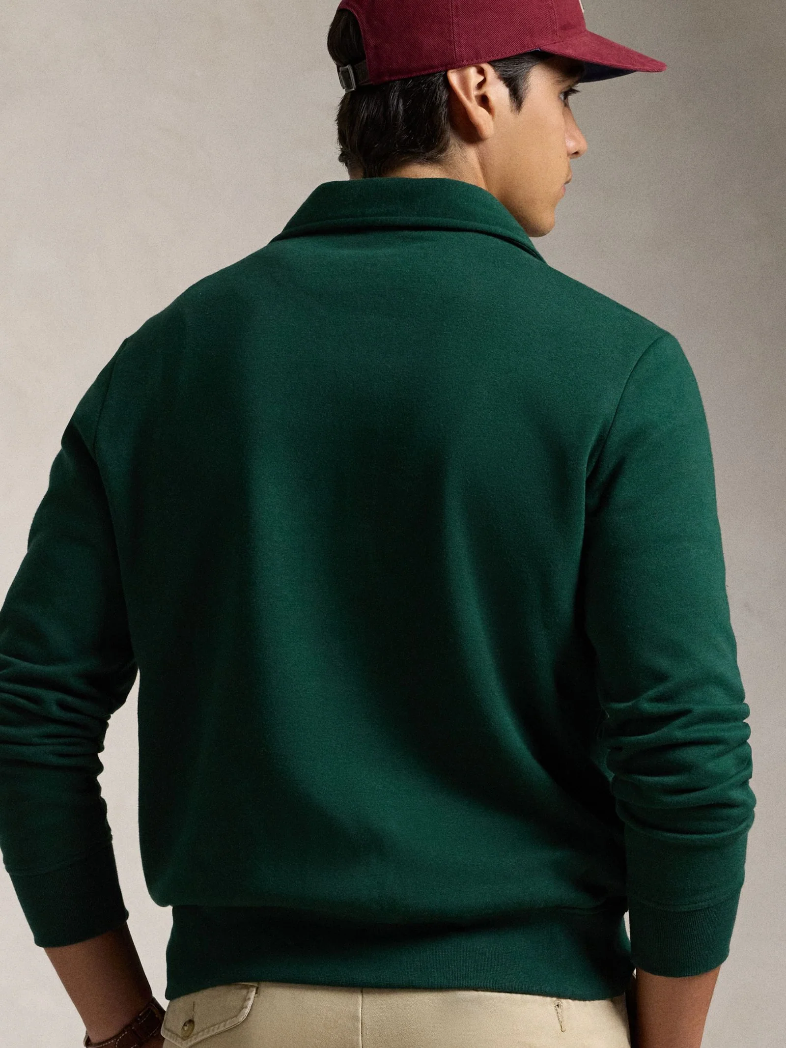 Graphic 1/4 Zip Sweatshirt