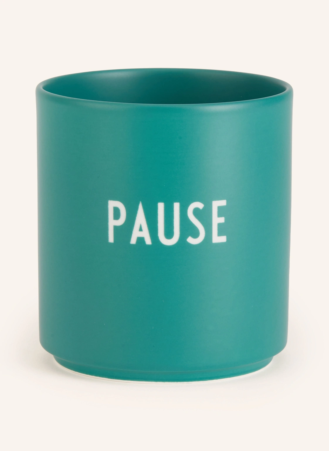 DESIGN LETTERS Becher PAUSE