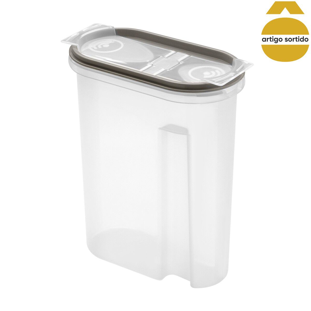 Caixa oval com 2 aberturas 2,5l