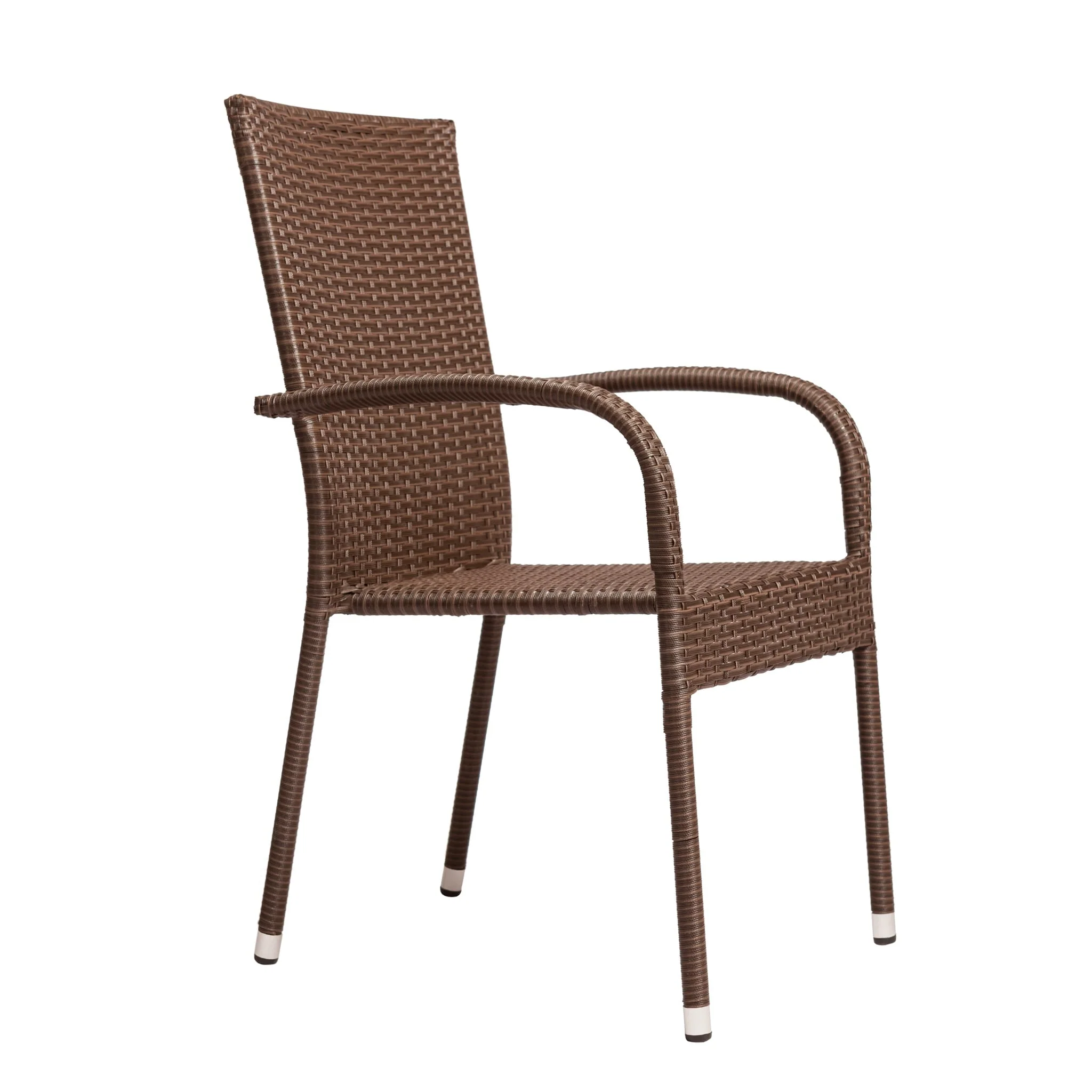 Wetau Stackable Outdoor Wicker Chairs (Set of 4) by Havenside Home - N/A