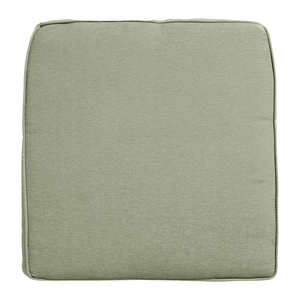 Madison - Zitkussen Wicker Panama sage - Ca. 48x48 cm - Set van 4