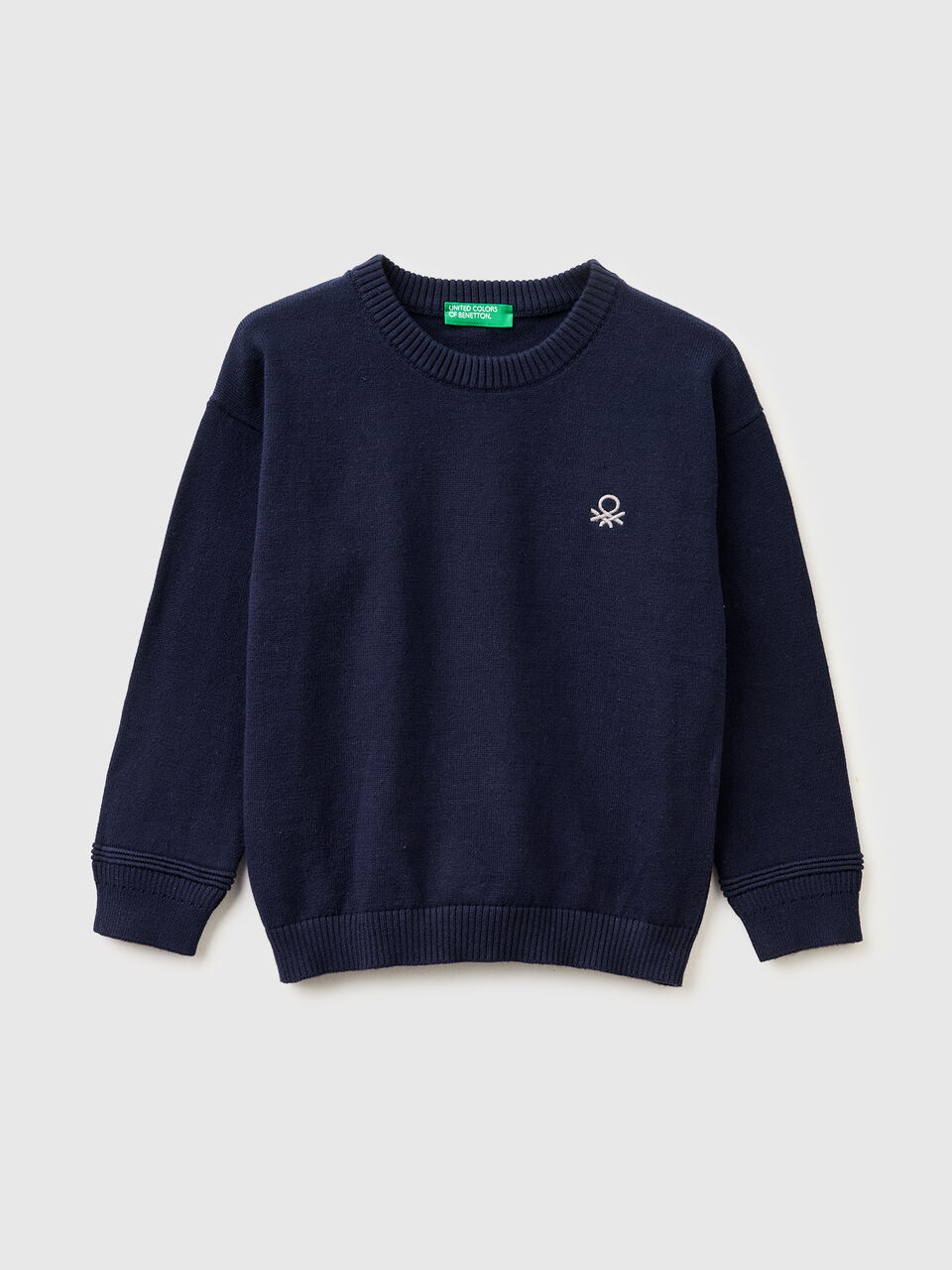 Organic cotton crew neck sweater