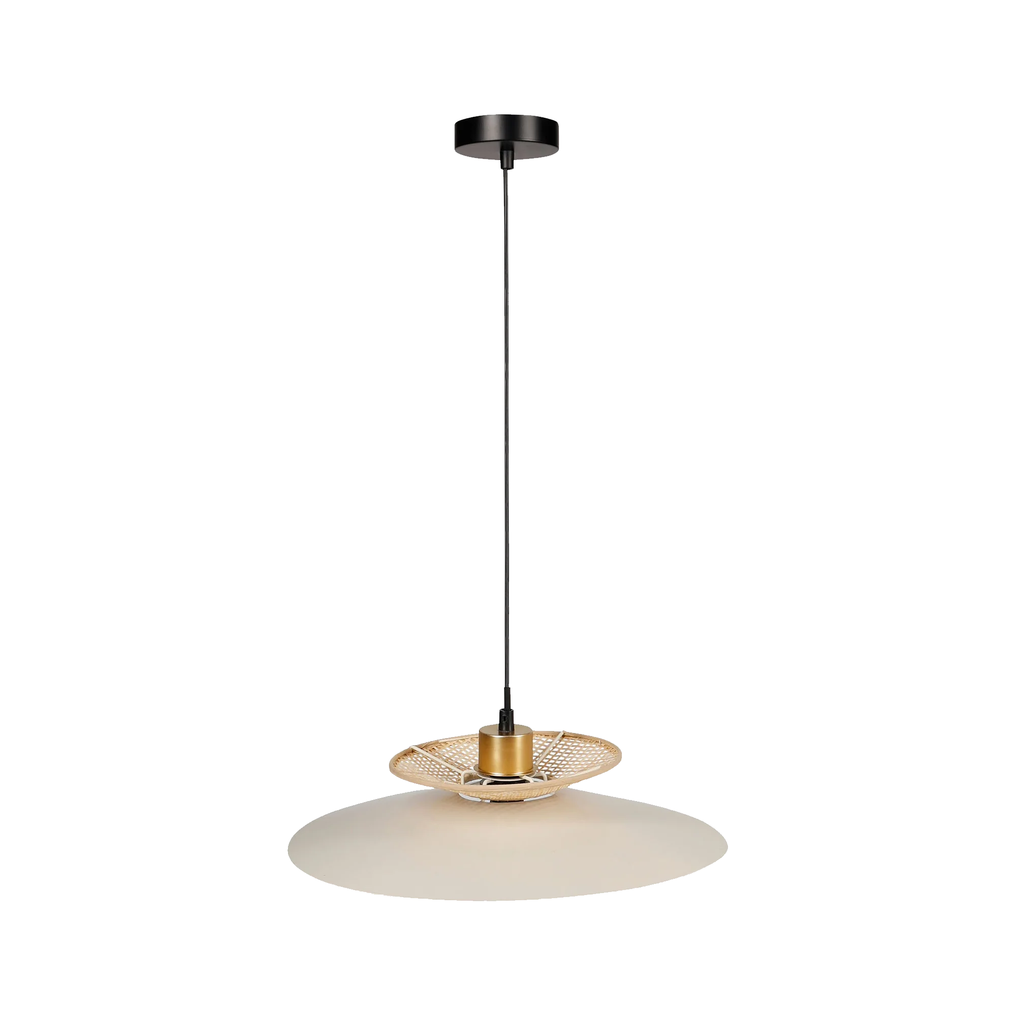 Ostaria Suspension ENVERTITO coloris beige 11 x 36 cm