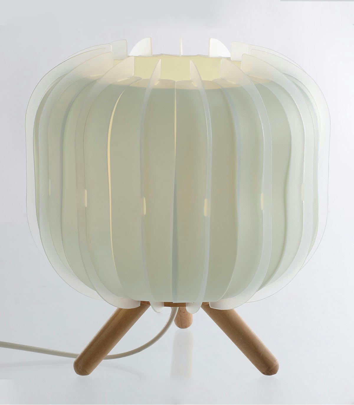 KLARA - Lampe en polypropylène vert h.20 cm