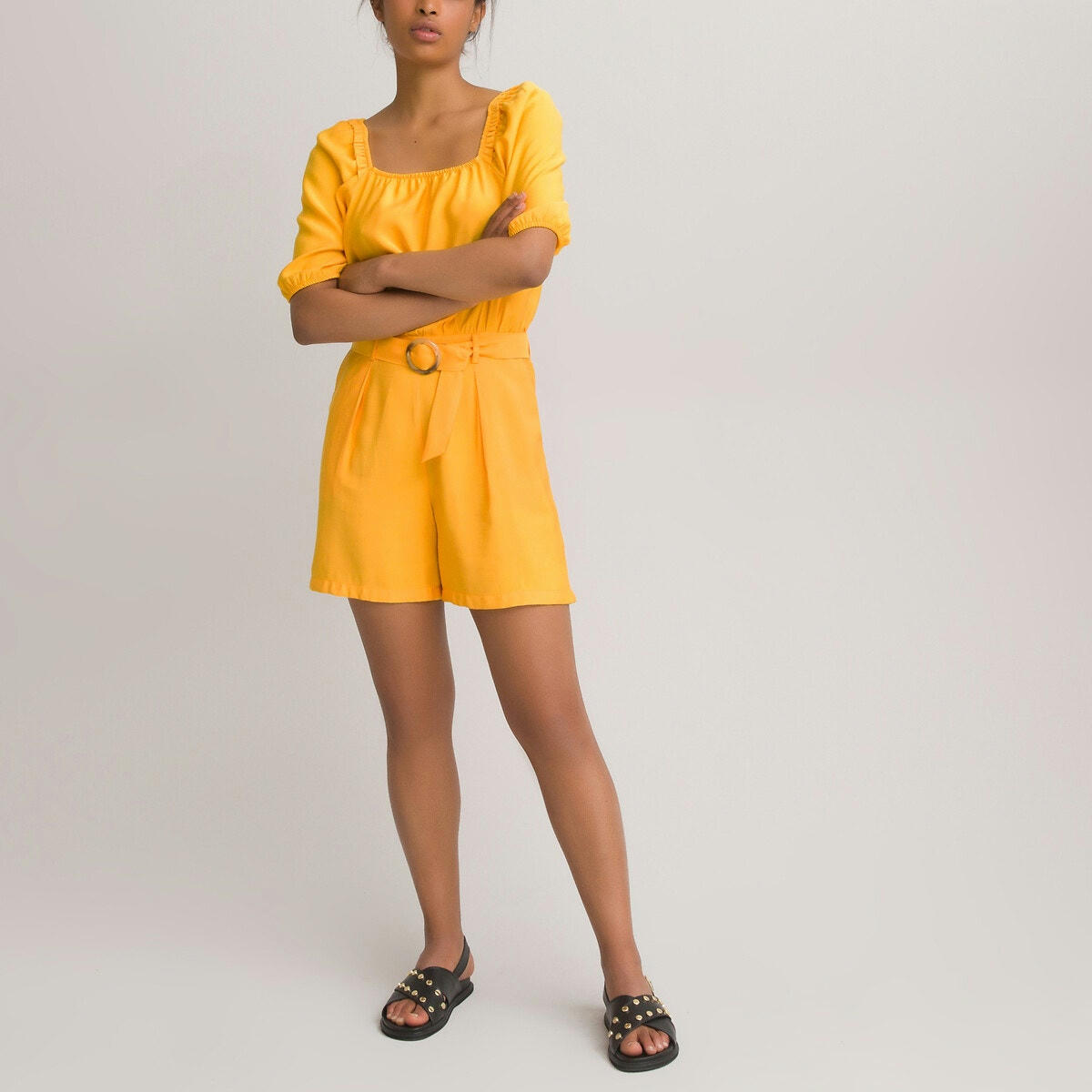 Combi short manches courtes ballonnées