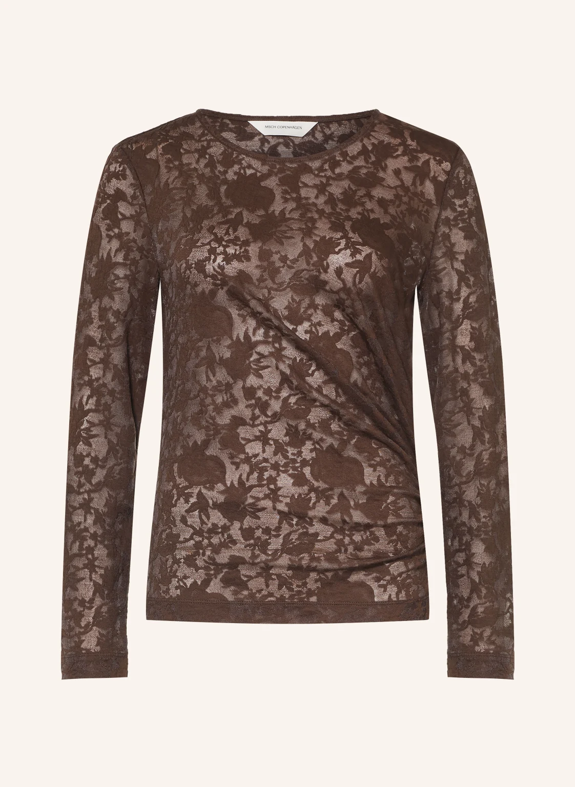 MSCH COPENHAGEN Longsleeve MSCHBRIGETTA aus Jacquard