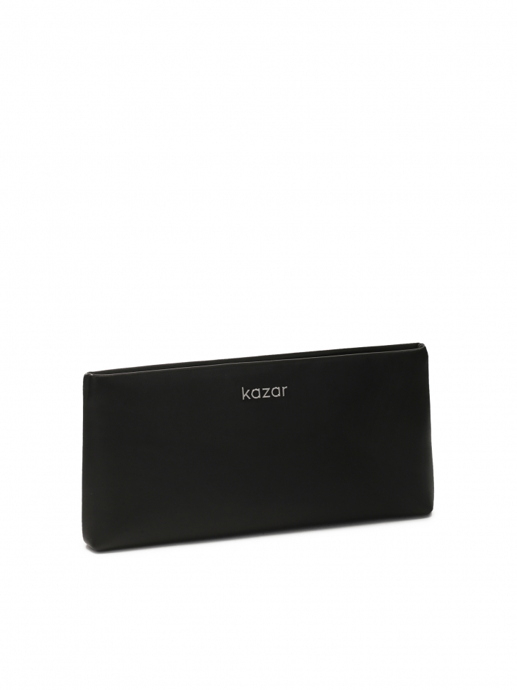 Minimalist black clutch handbag