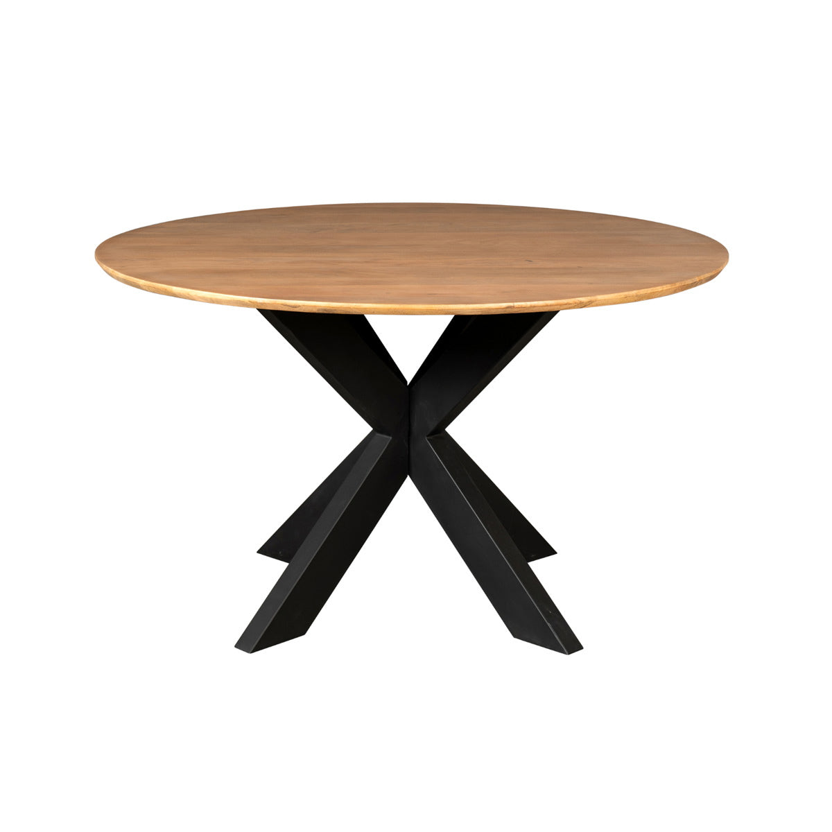 StarFurn Eettafel Madison - Rond Naturel Hout - 110x110x76cm